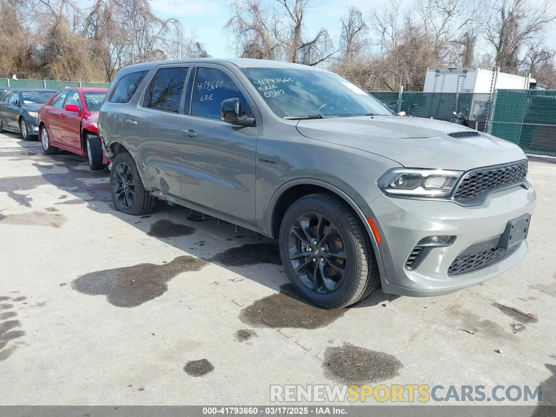 1 Photograph of a damaged car 1C4SDJCT7NC220945 DODGE DURANGO 2022