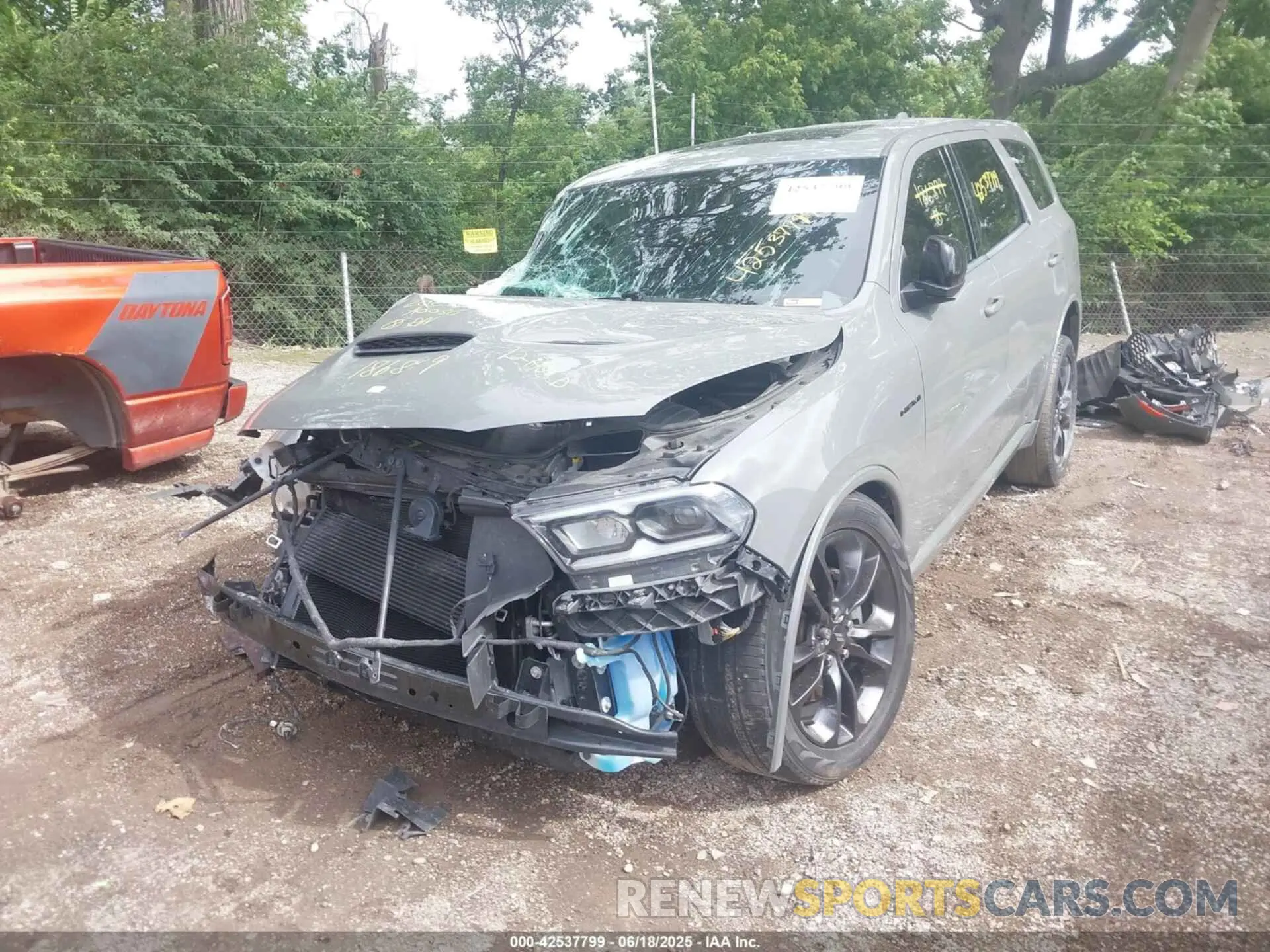2 Photograph of a damaged car 1C4SDJCT8NC186899 DODGE DURANGO 2022