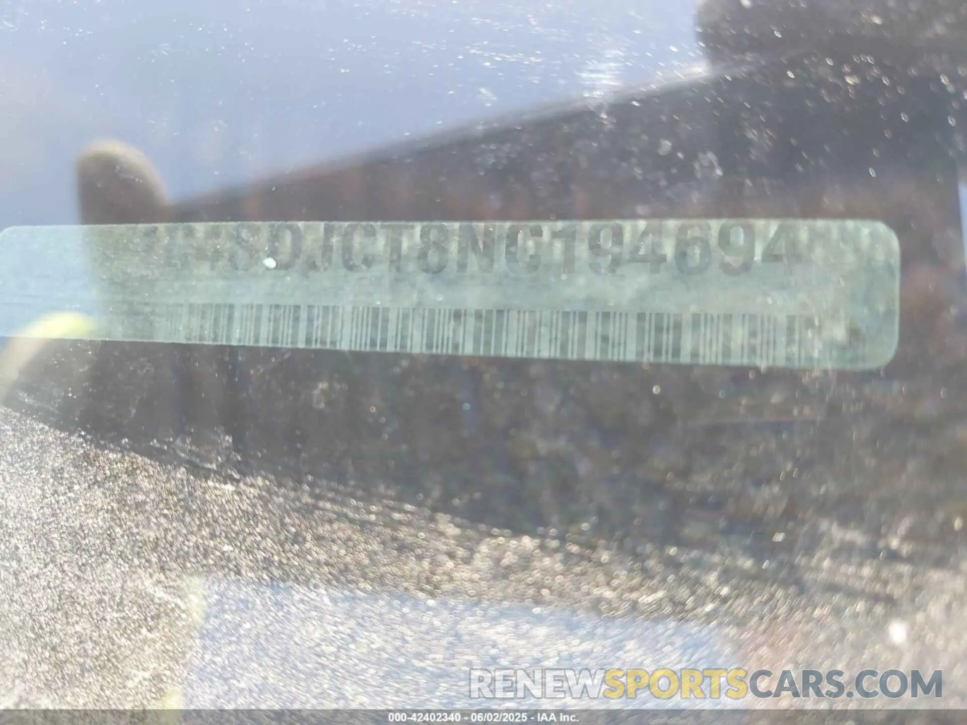 9 Photograph of a damaged car 1C4SDJCT8NC194694 DODGE DURANGO 2022