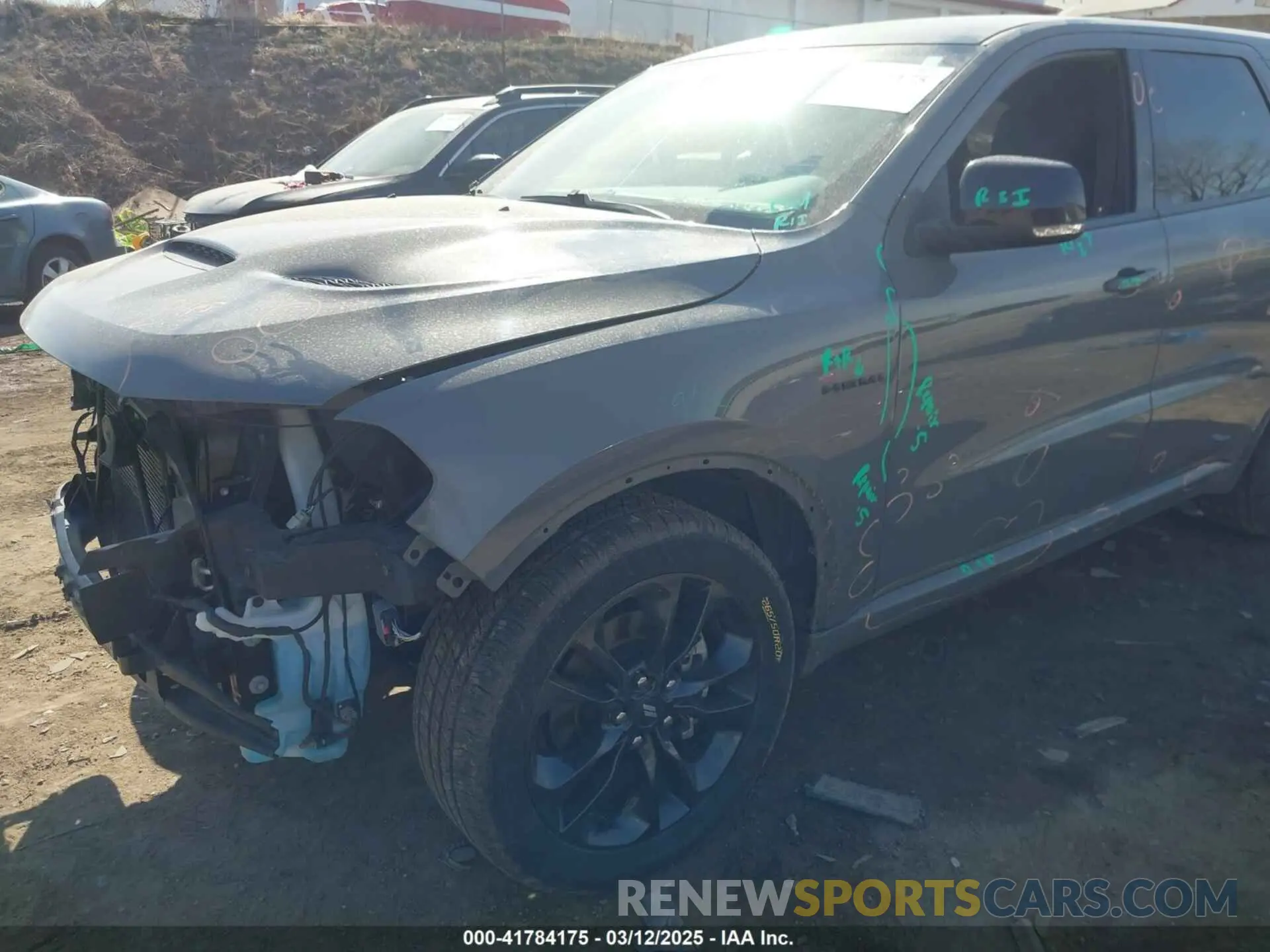 2 Photograph of a damaged car 1C4SDJCT8NC221683 DODGE DURANGO 2022