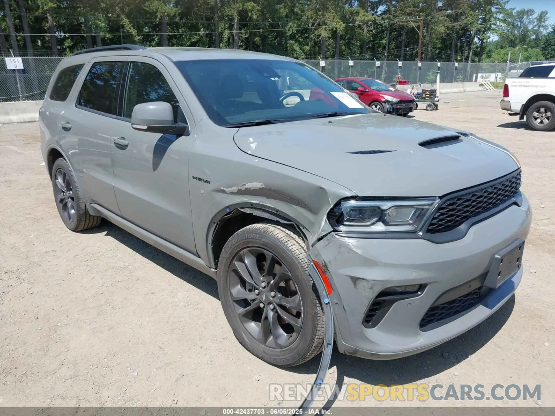1 Photograph of a damaged car 1C4SDJCT9NC230716 DODGE DURANGO 2022