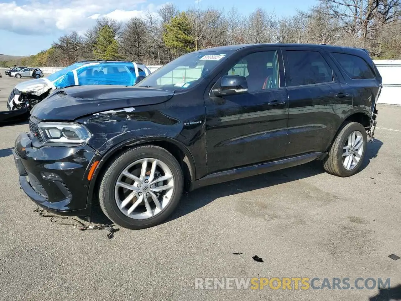1 Photograph of a damaged car 1C4SDJCTXNC156593 DODGE DURANGO 2022