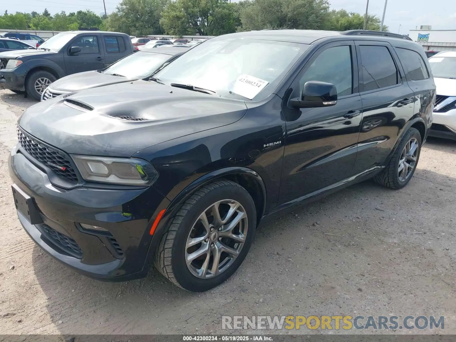 2 Photograph of a damaged car 1C4SDJCTXNC223161 DODGE DURANGO 2022