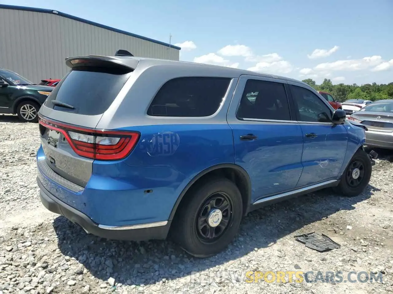 3 Photograph of a damaged car 1C4SDJFT4NC202107 DODGE DURANGO 2022