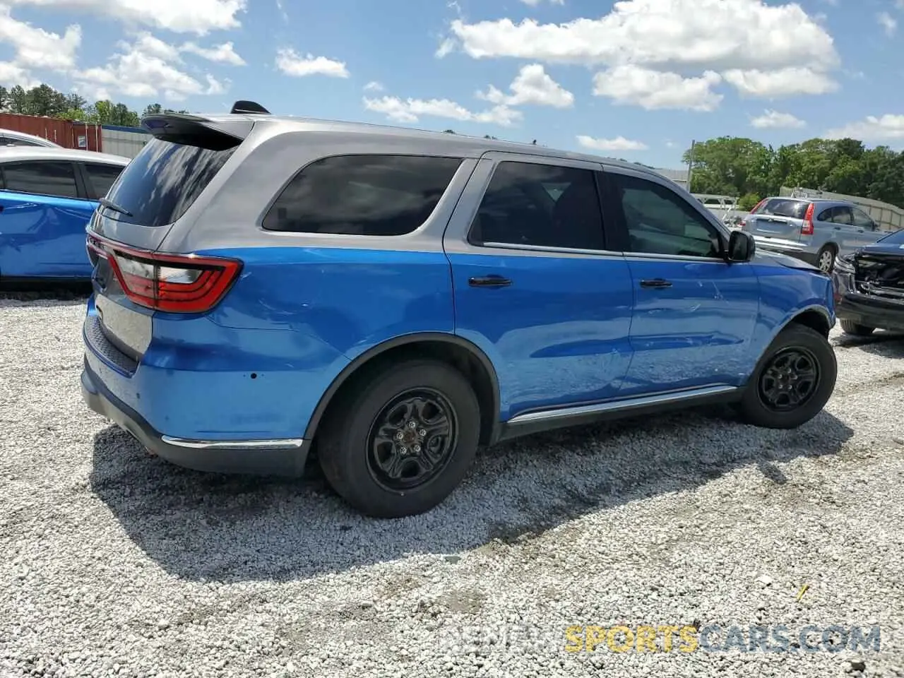 3 Photograph of a damaged car 1C4SDJFT9NC202118 DODGE DURANGO 2022