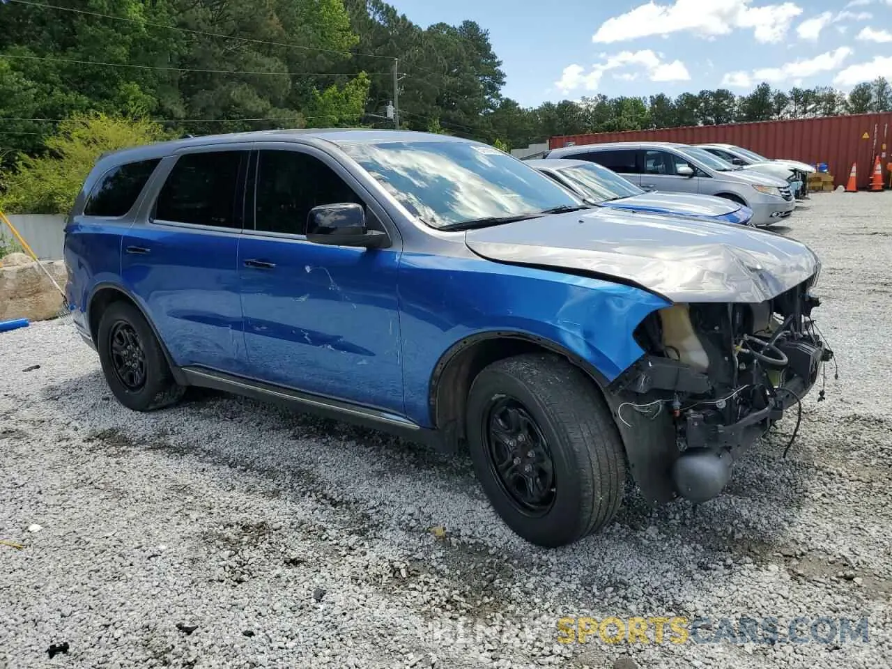 4 Photograph of a damaged car 1C4SDJFT9NC202118 DODGE DURANGO 2022