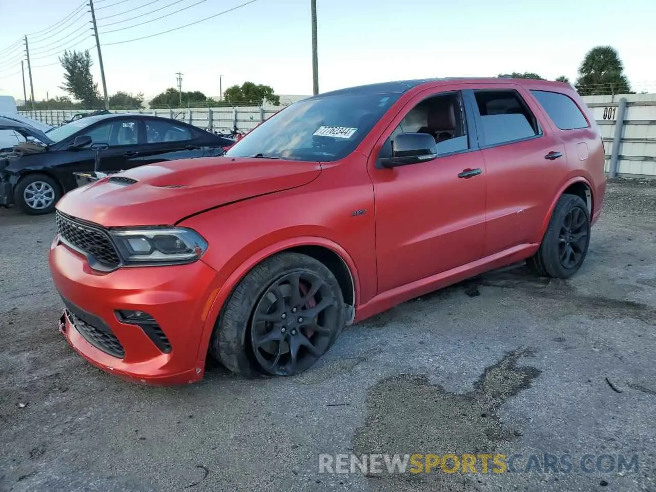 1 Photograph of a damaged car 1C4SDJGJ1NC100552 DODGE DURANGO 2022