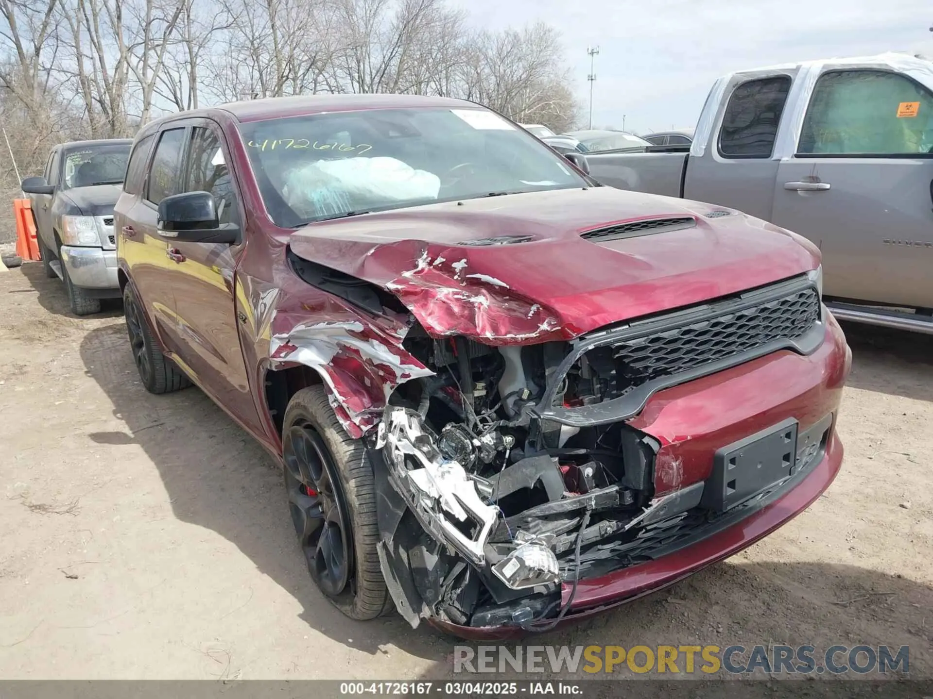 1 Photograph of a damaged car 1C4SDJGJ2NC203916 DODGE DURANGO 2022