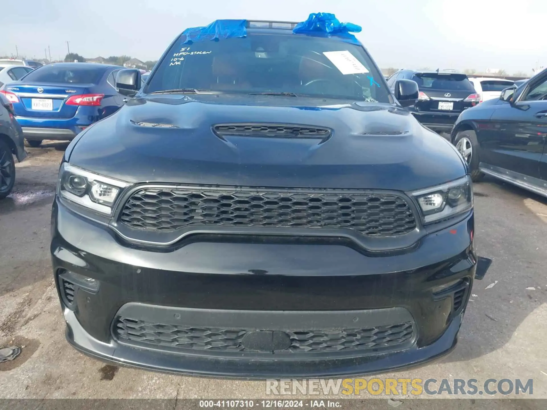 11 Photograph of a damaged car 1C4SDJGJXNC135543 DODGE DURANGO 2022