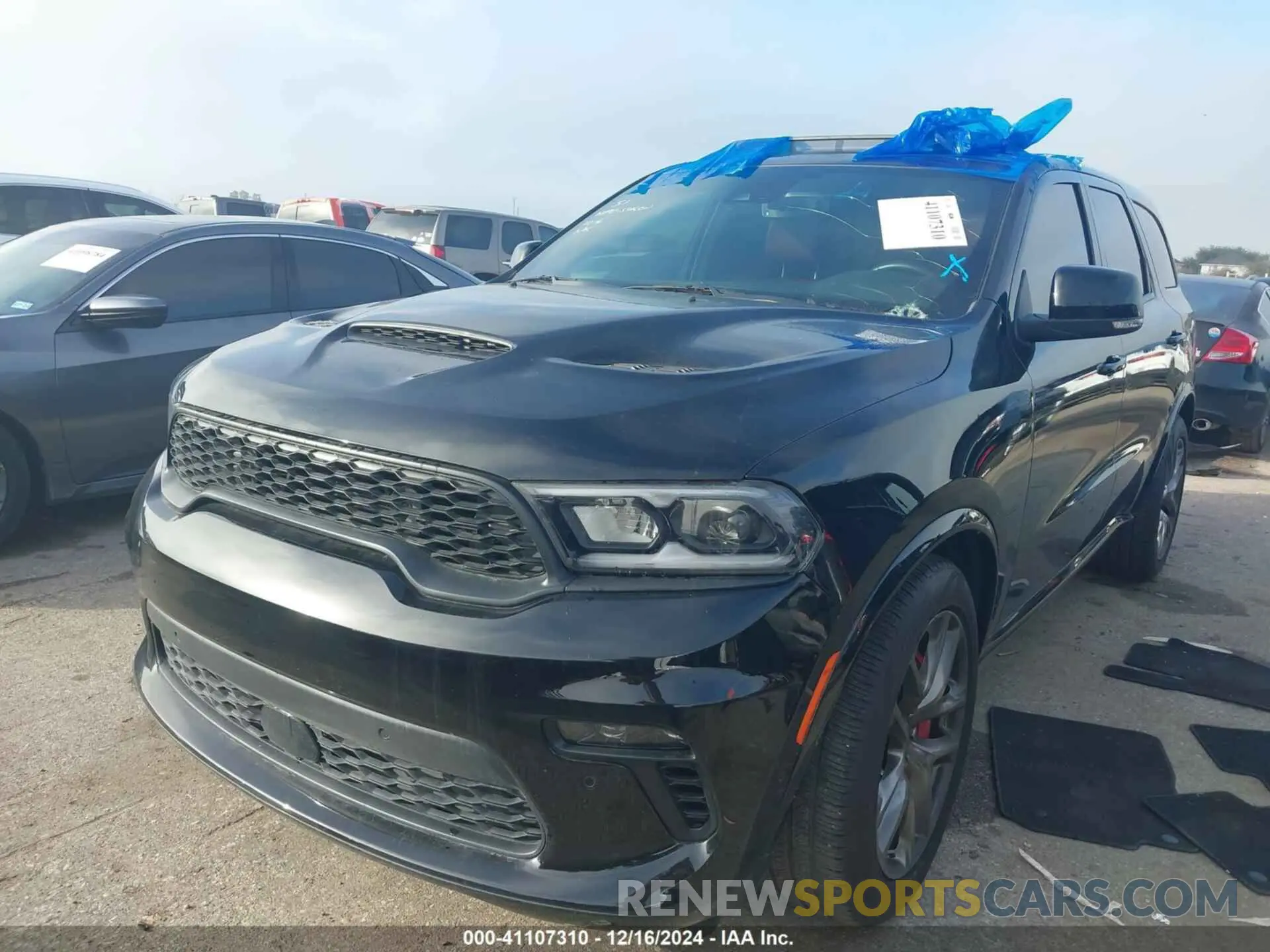 2 Photograph of a damaged car 1C4SDJGJXNC135543 DODGE DURANGO 2022