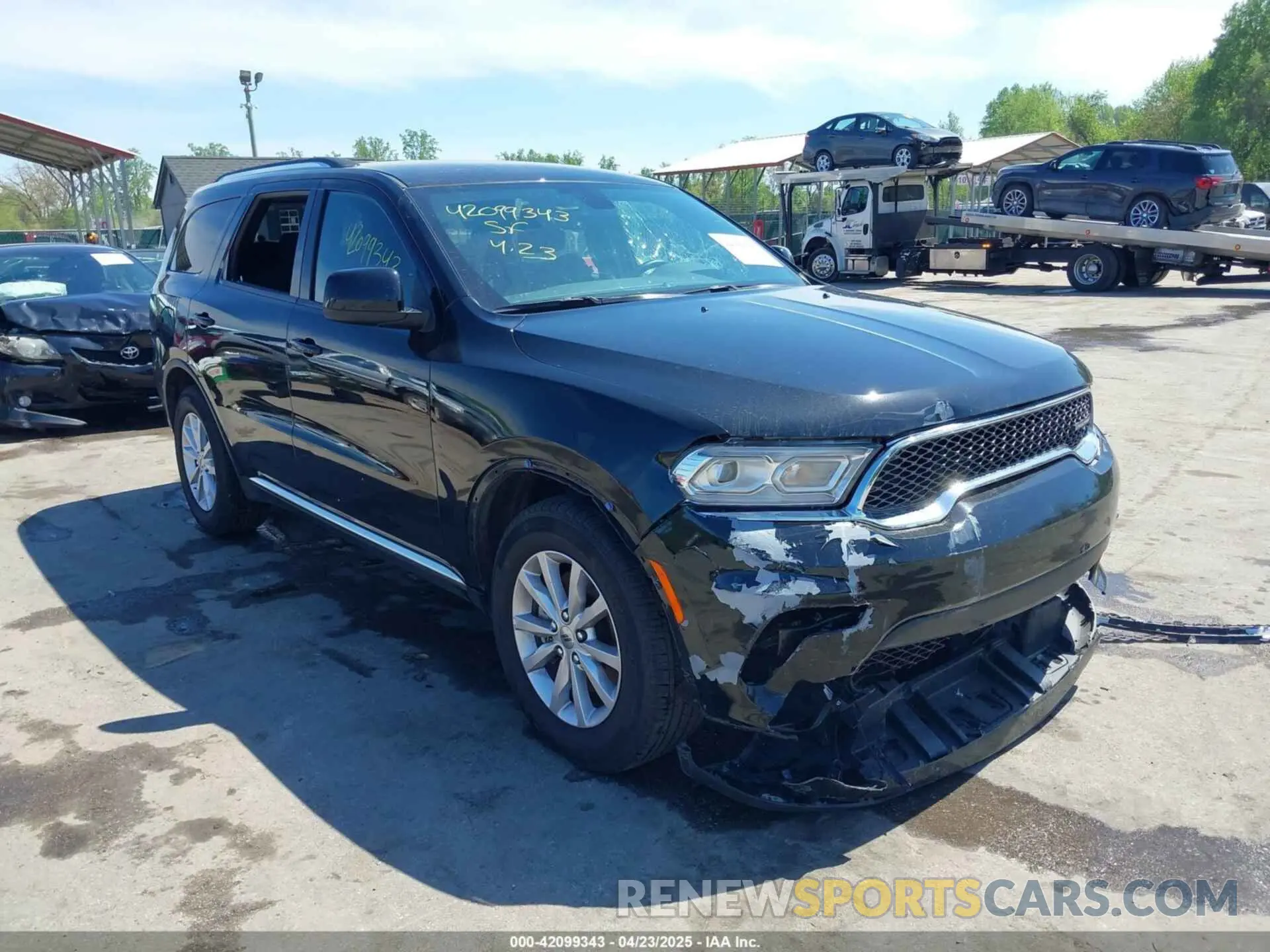 1 Photograph of a damaged car 1C4RDHAG1PC635467 DODGE DURANGO 2023