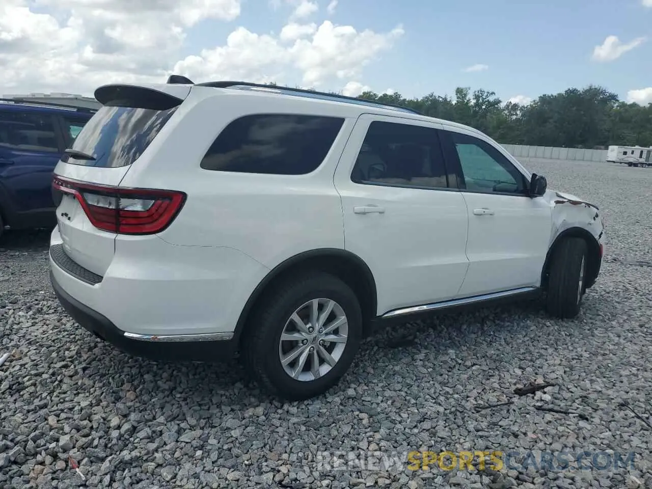 3 Photograph of a damaged car 1C4RDHAG4PC635107 DODGE DURANGO 2023