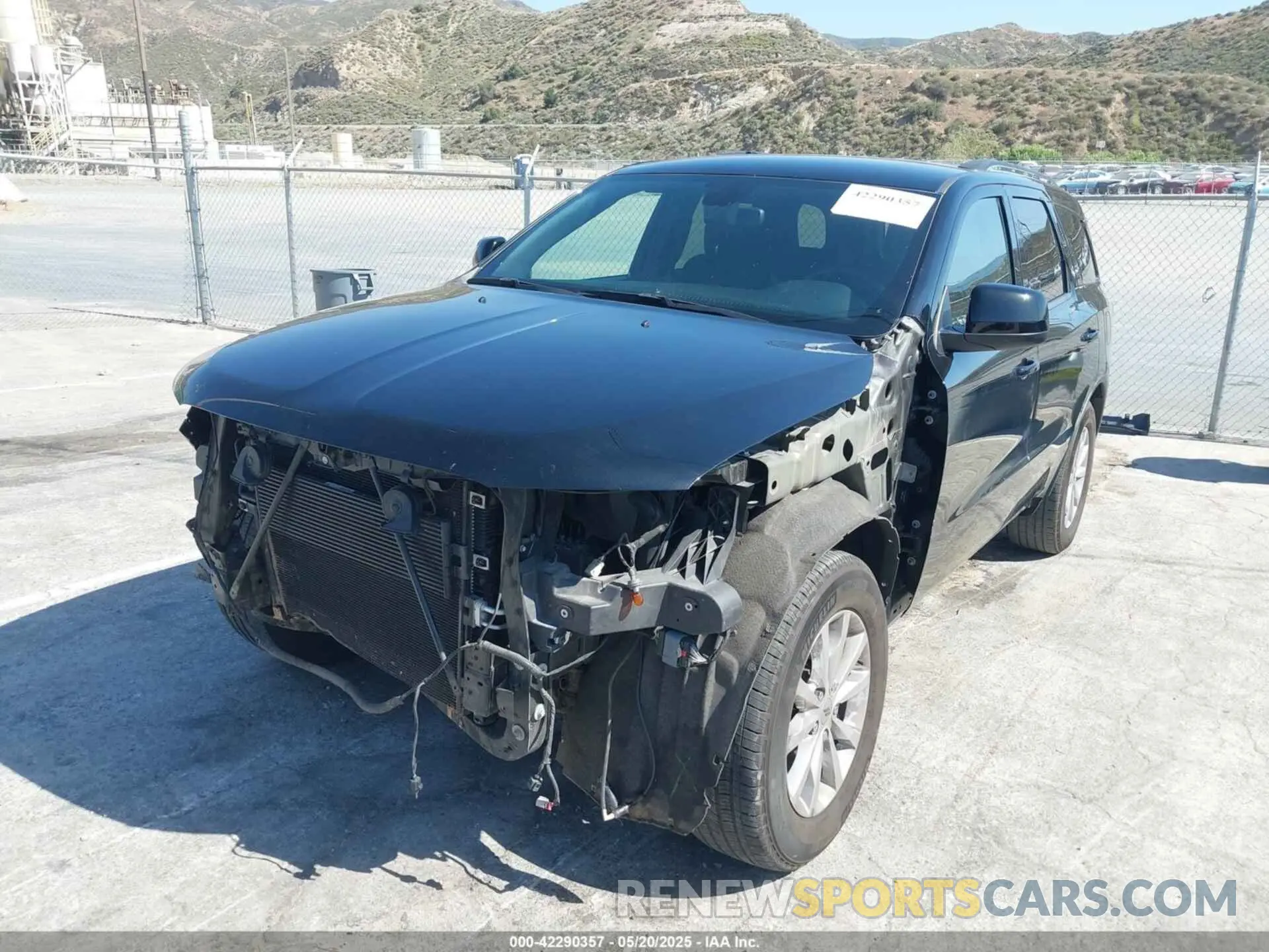 2 Photograph of a damaged car 1C4RDHAG5PC630207 DODGE DURANGO 2023