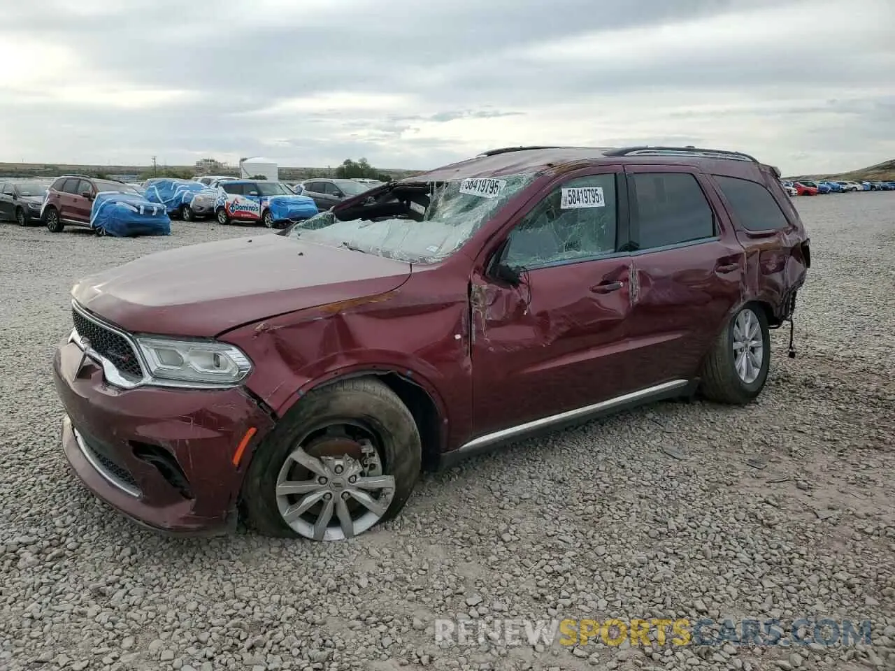1 Photograph of a damaged car 1C4RDJAGXPC597972 DODGE DURANGO 2023