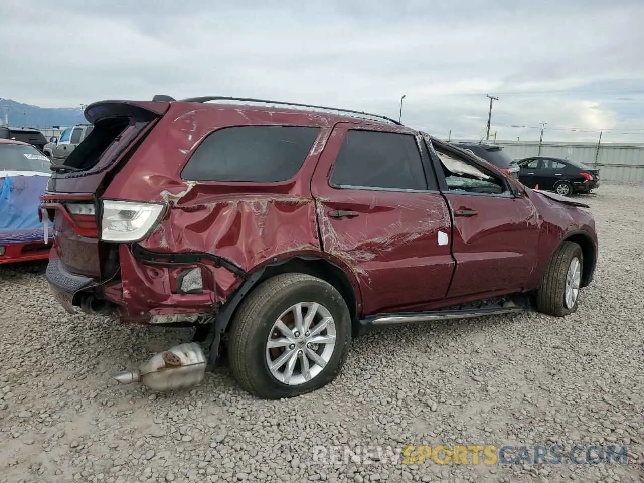 3 Photograph of a damaged car 1C4RDJAGXPC597972 DODGE DURANGO 2023