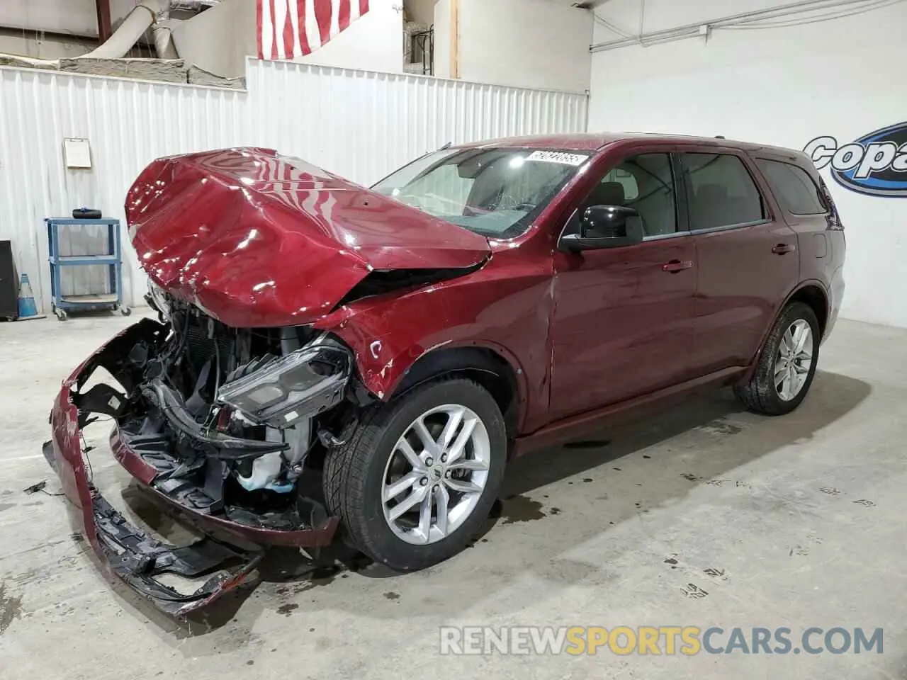 1 Photograph of a damaged car 1C4RDJDG2PC617644 DODGE DURANGO 2023