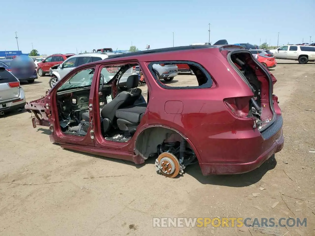 2 Photograph of a damaged car 1C4RDJDG4PC604488 DODGE DURANGO 2023