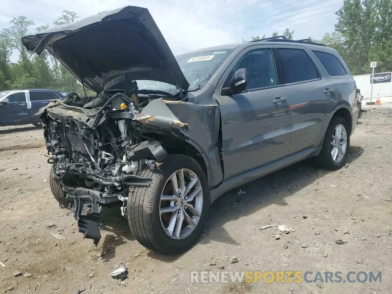 1 Photograph of a damaged car 1C4RDJDG6PC637220 DODGE DURANGO 2023