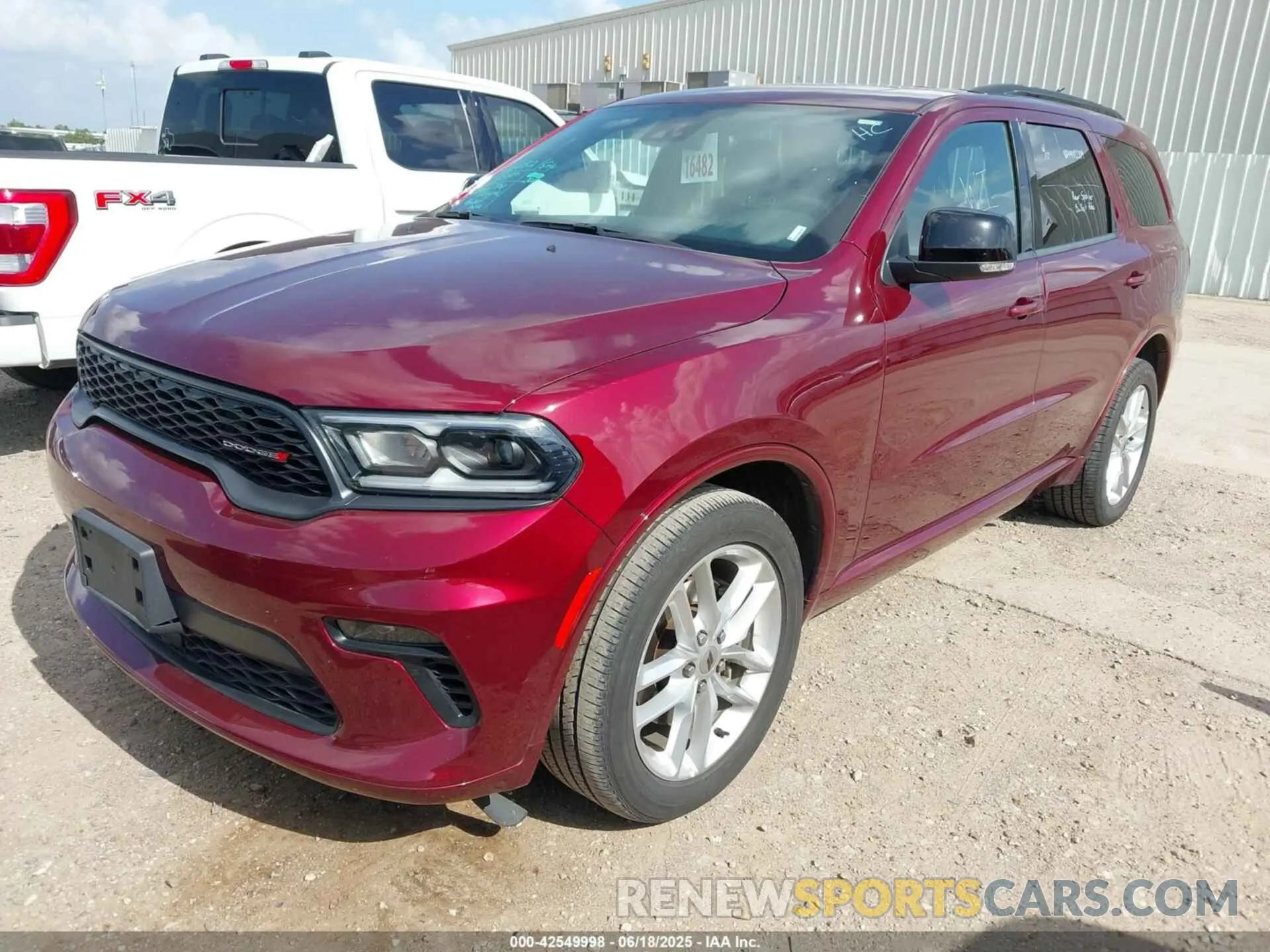 2 Photograph of a damaged car 1C4RDJDG7PC626520 DODGE DURANGO 2023
