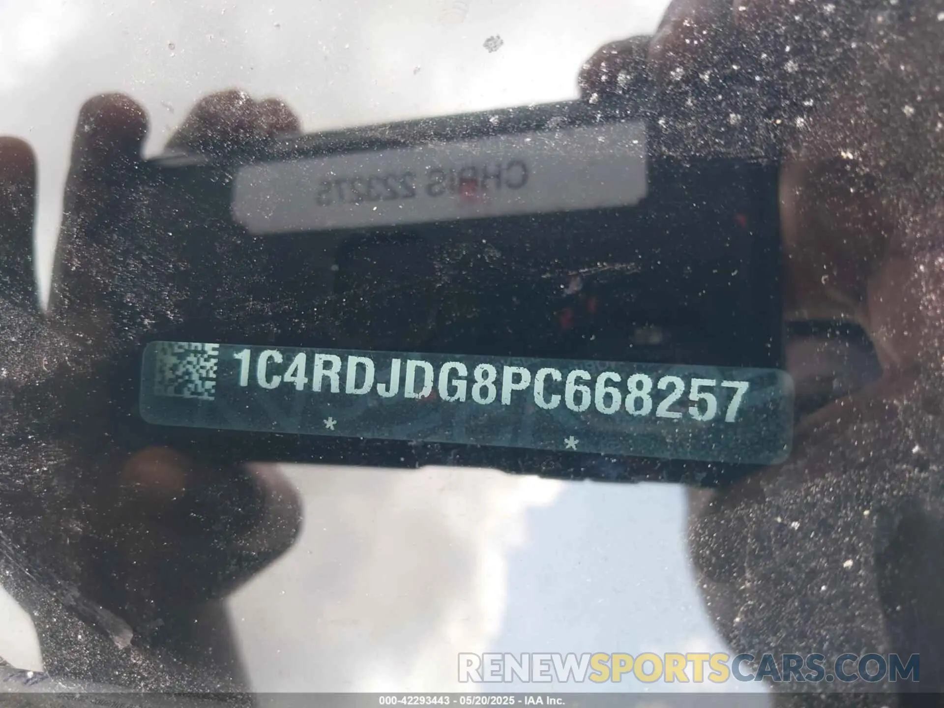 9 Photograph of a damaged car 1C4RDJDG8PC668257 DODGE DURANGO 2023