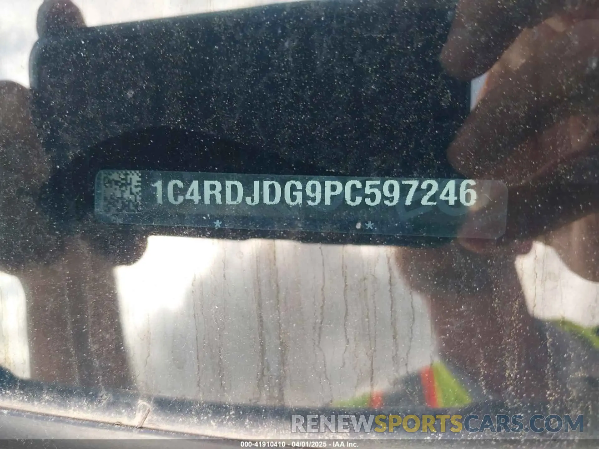 9 Photograph of a damaged car 1C4RDJDG9PC597246 DODGE DURANGO 2023