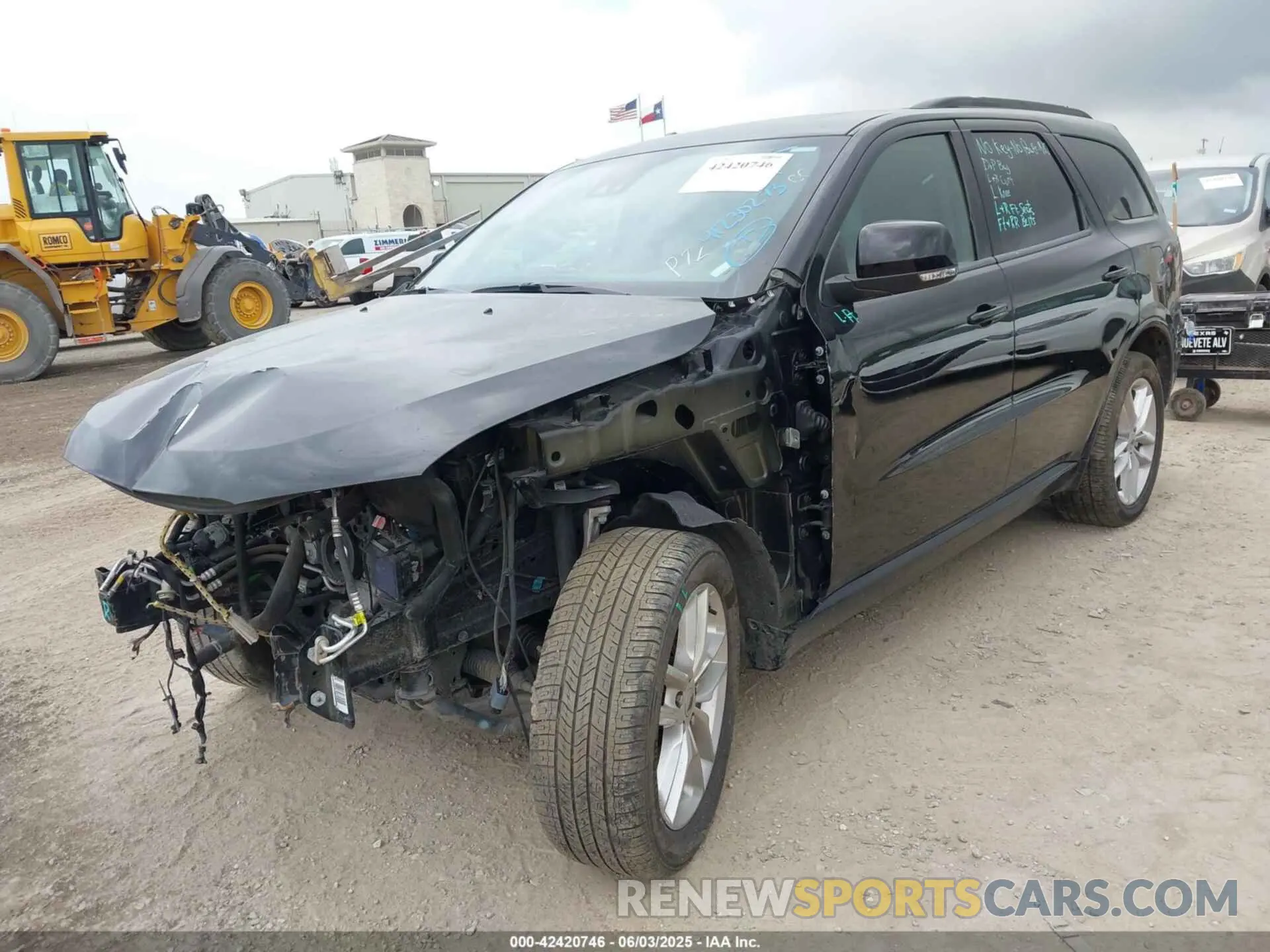 2 Photograph of a damaged car 1C4RDJDG9PC677551 DODGE DURANGO 2023