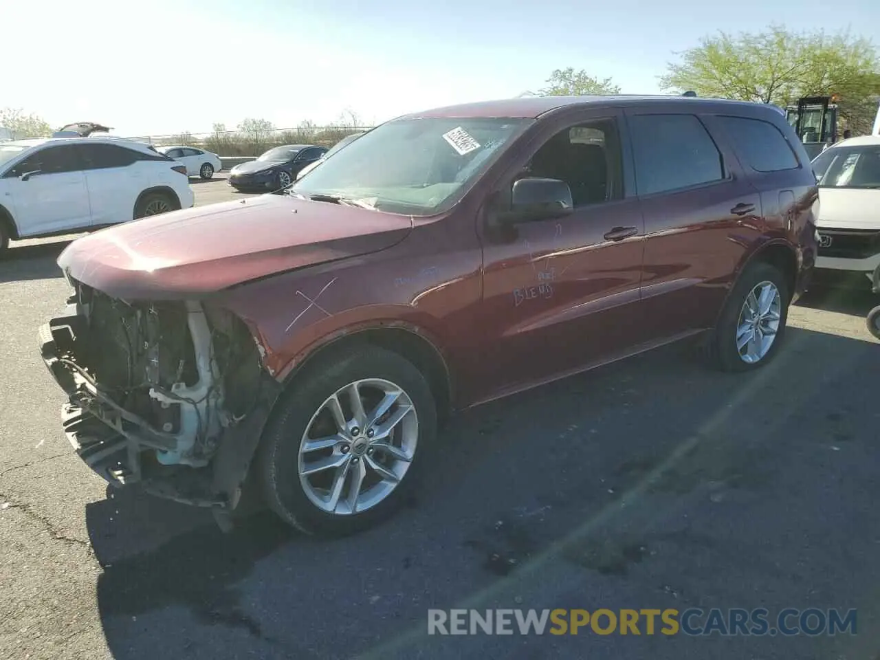 1 Photograph of a damaged car 1C4RDJDG9PC678117 DODGE DURANGO 2023