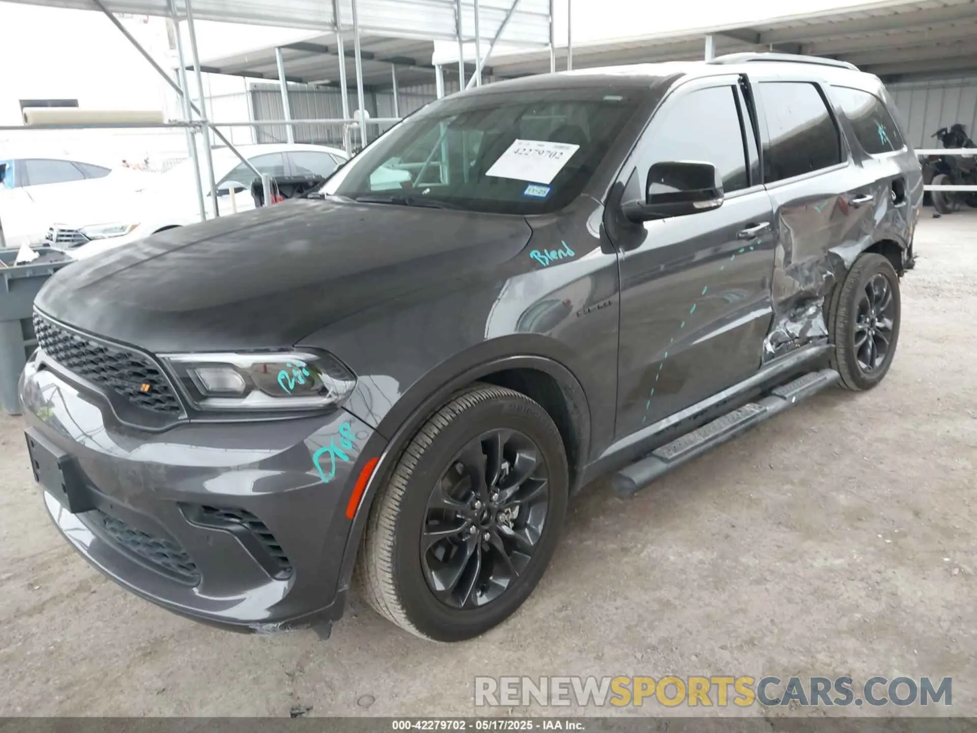 2 Photograph of a damaged car 1C4SDHCT4PC715020 DODGE DURANGO 2023