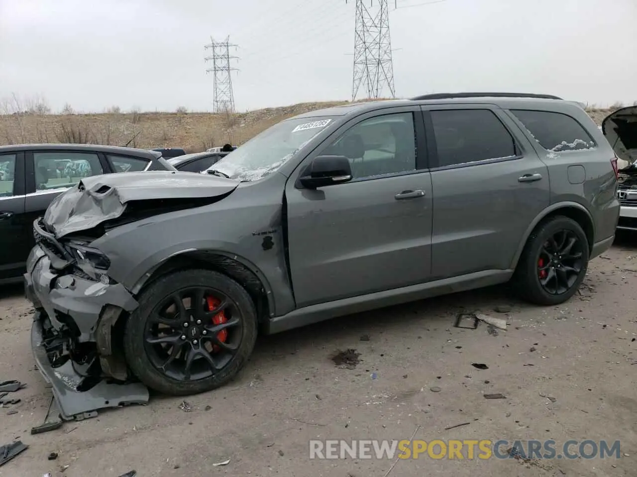 1 Photograph of a damaged car 1C4SDJCT5PC601471 DODGE DURANGO 2023