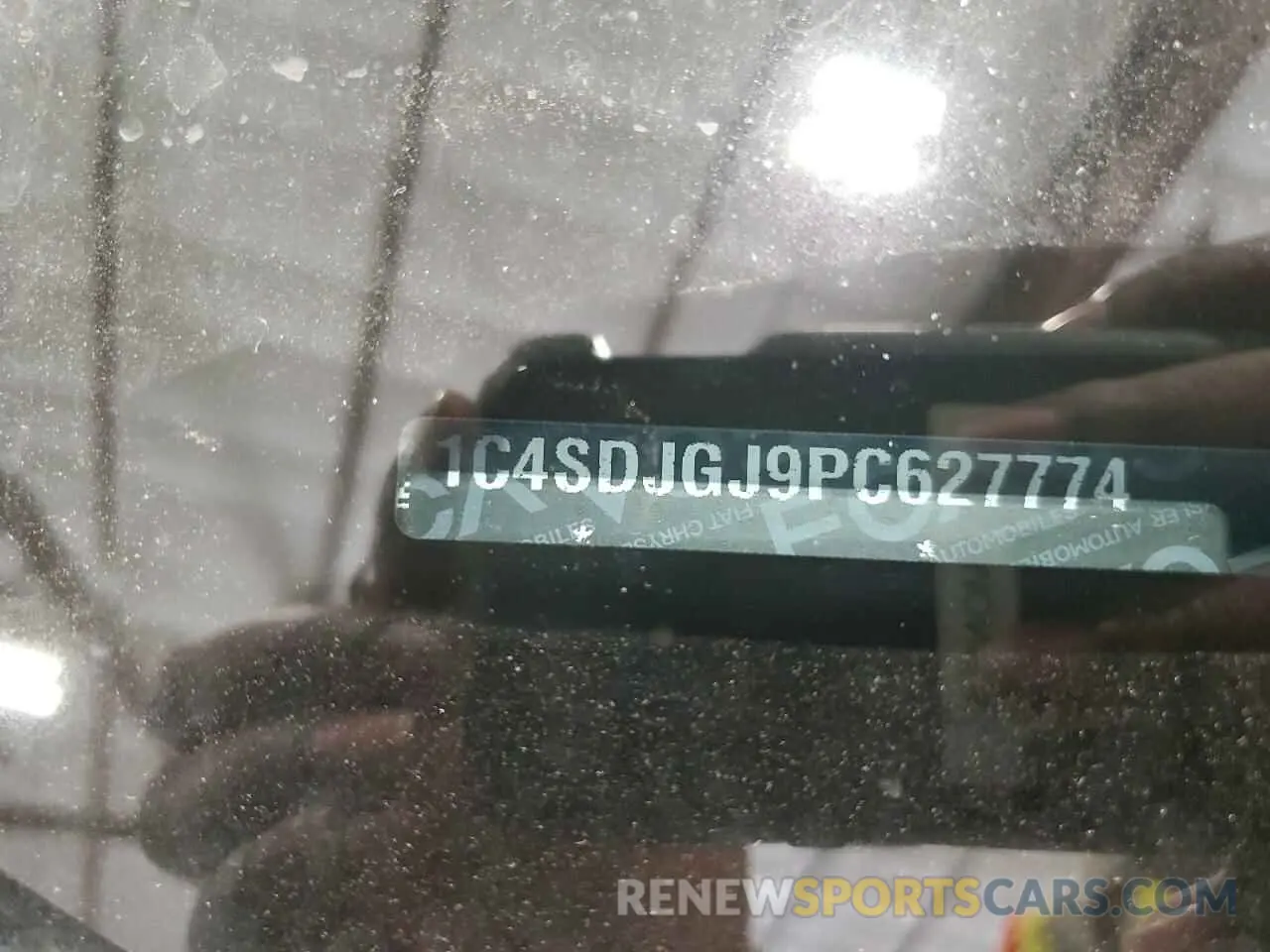 13 Photograph of a damaged car 1C4SDJGJ9PC627774 DODGE DURANGO 2023
