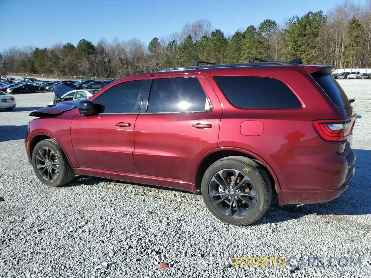 2 Photograph of a damaged car 1C4SDJCT5RC183836 DODGE DURANGO 2024