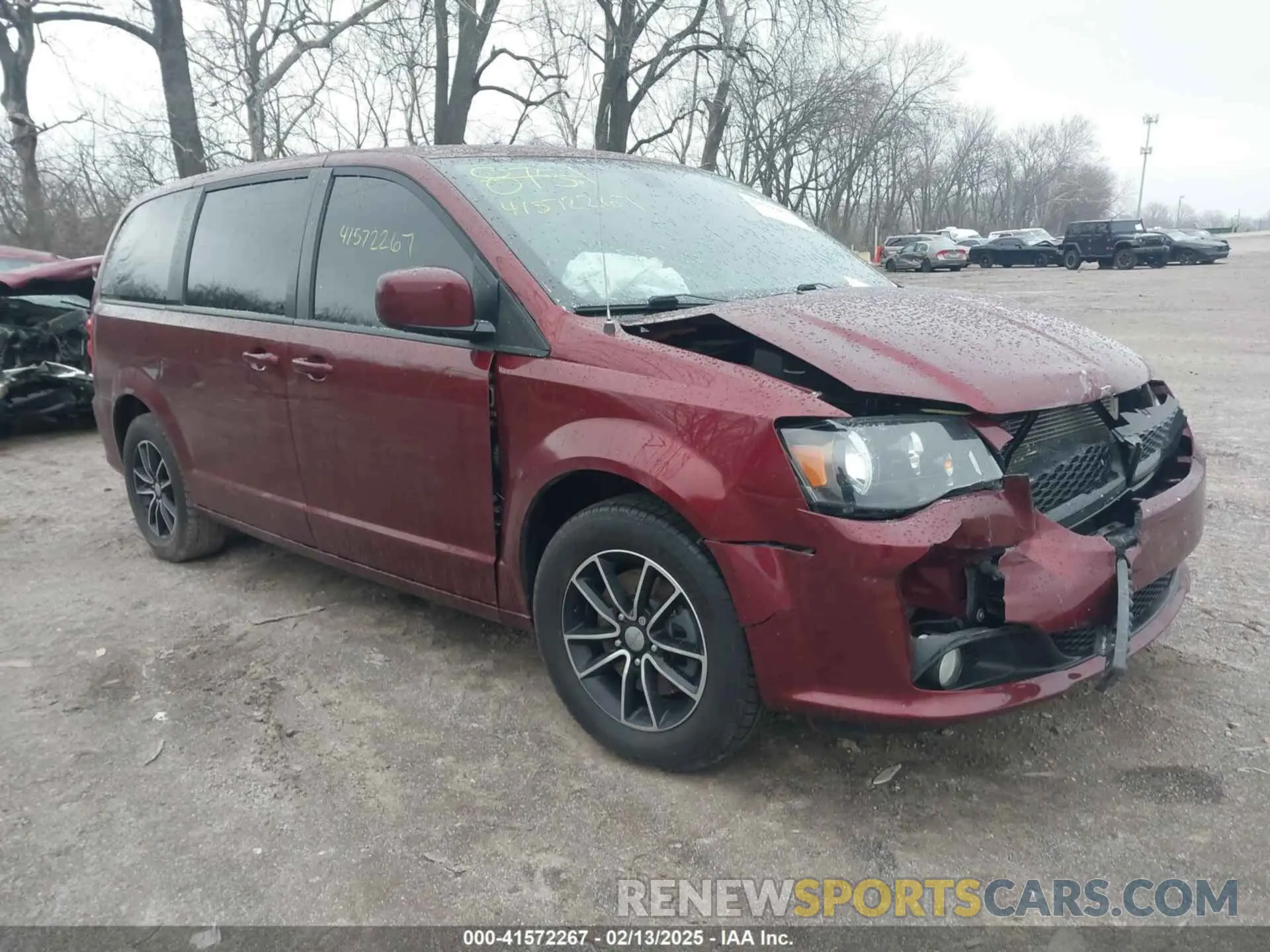 1 Photograph of a damaged car 2C4RDGBG1KR521851 DODGE GRAND CARAVAN 2019