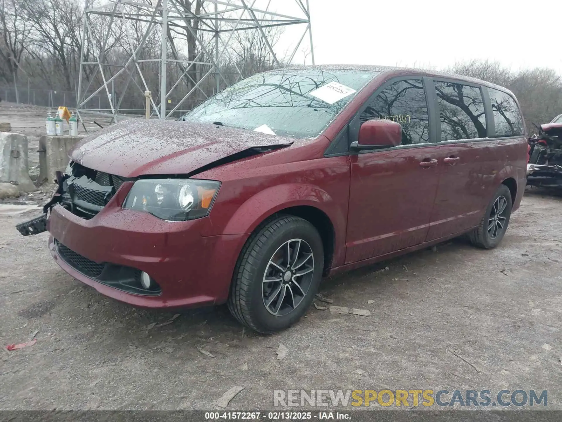 2 Photograph of a damaged car 2C4RDGBG1KR521851 DODGE GRAND CARAVAN 2019