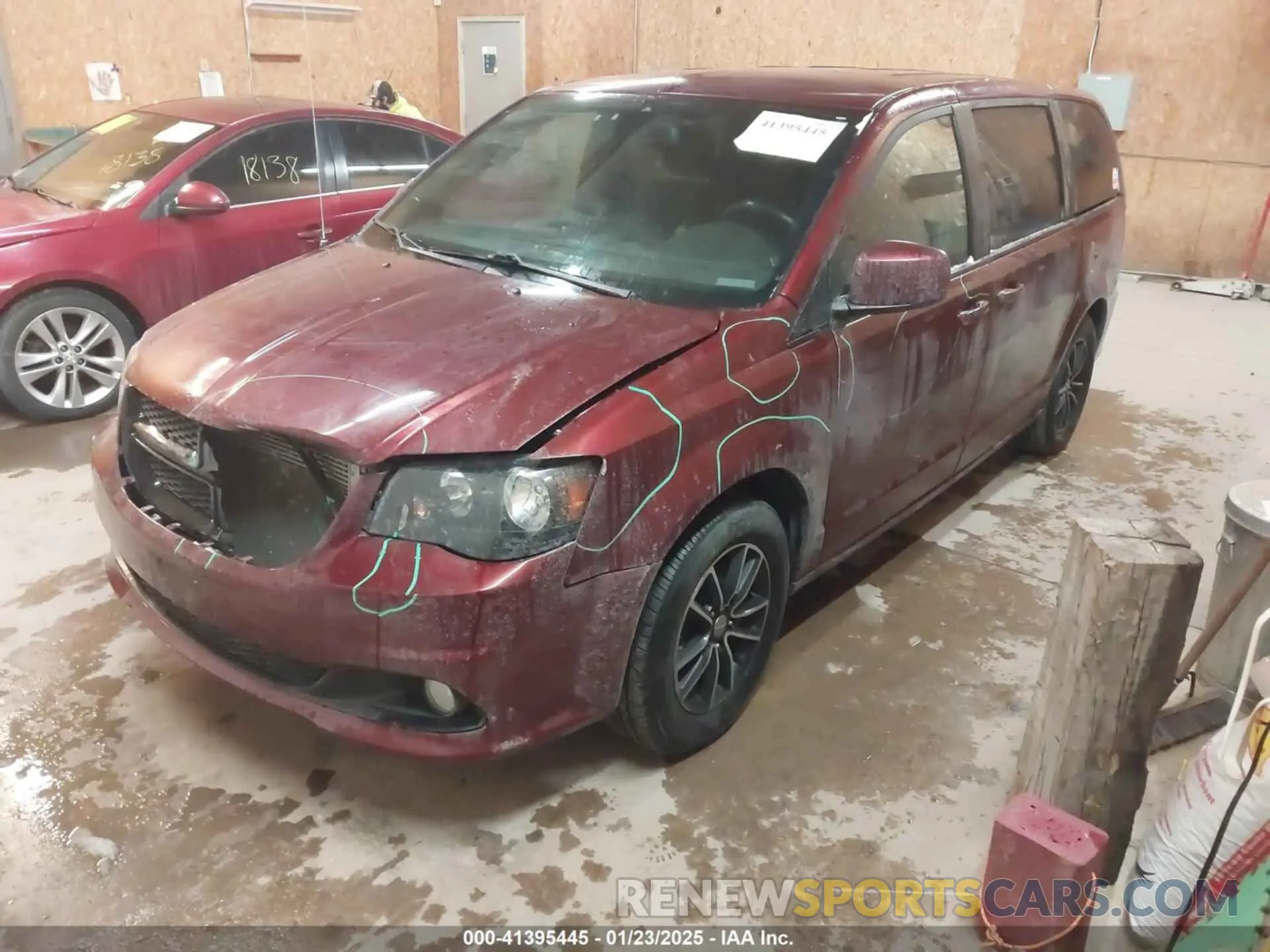 2 Photograph of a damaged car 2C4RDGBG6KR502910 DODGE GRAND CARAVAN 2019
