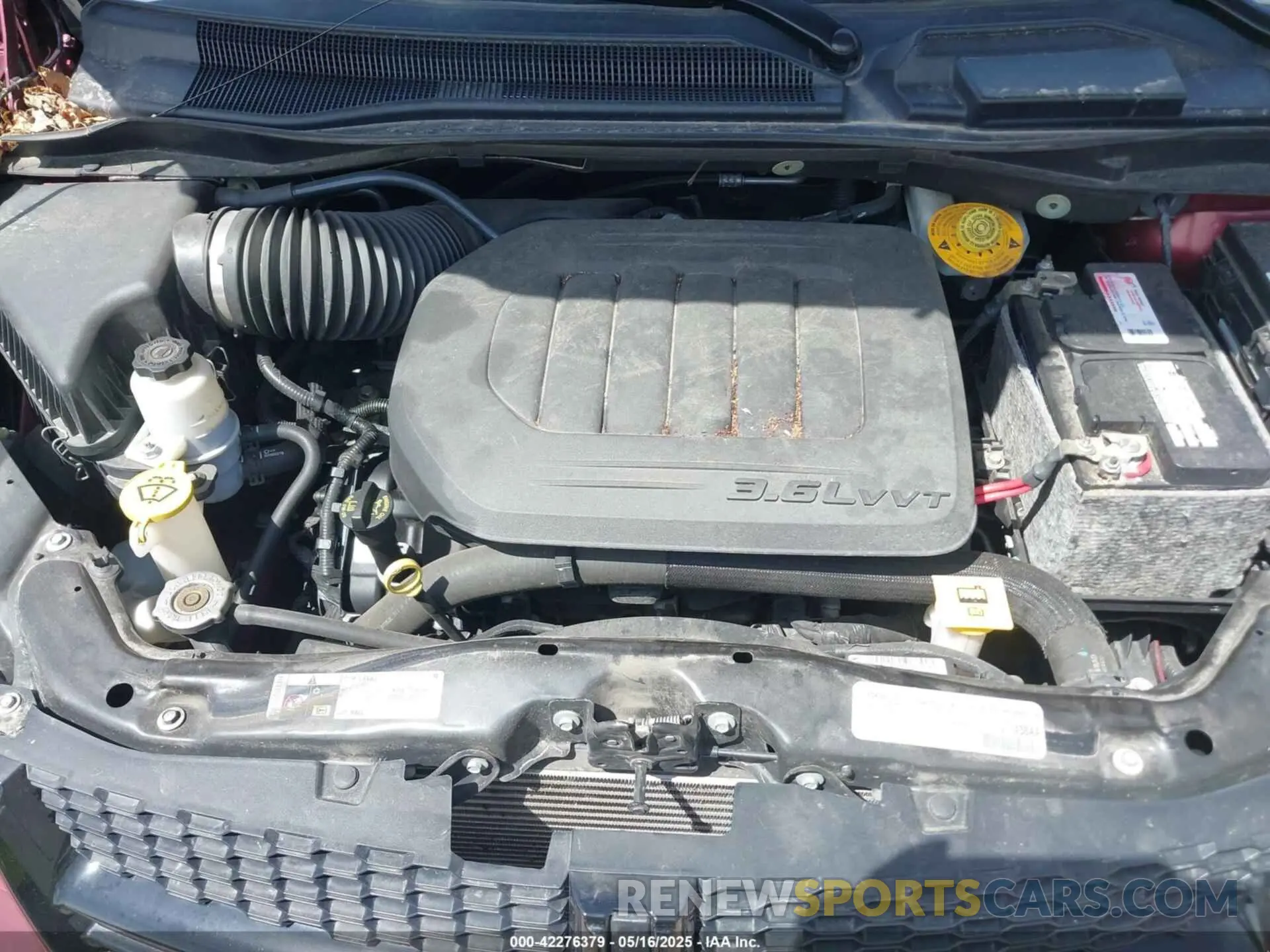 10 Photograph of a damaged car 2C4RDGBG6KR596576 DODGE GRAND CARAVAN 2019