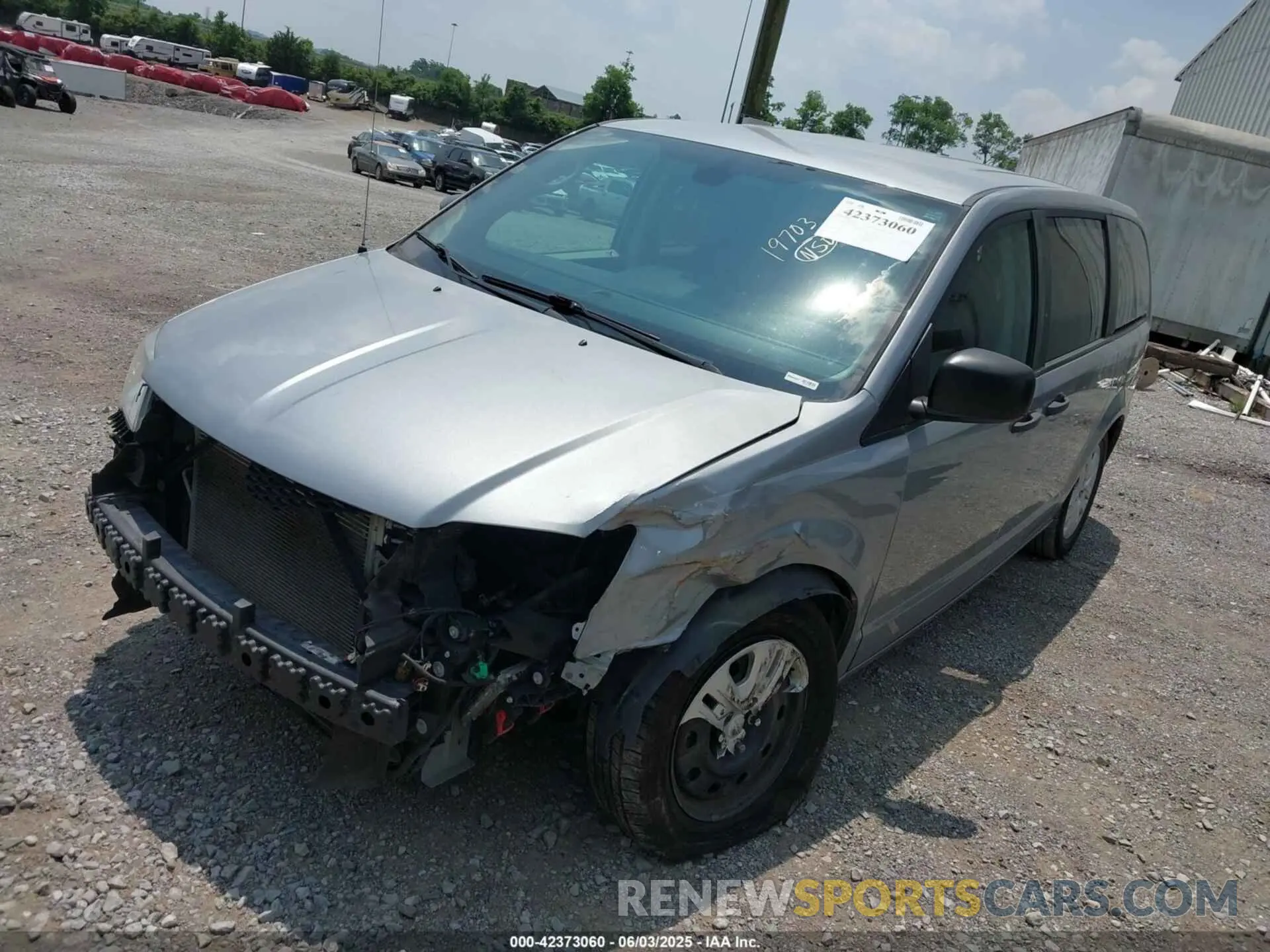 6 Photograph of a damaged car 2C4RDGBG9KR599522 DODGE GRAND CARAVAN 2019
