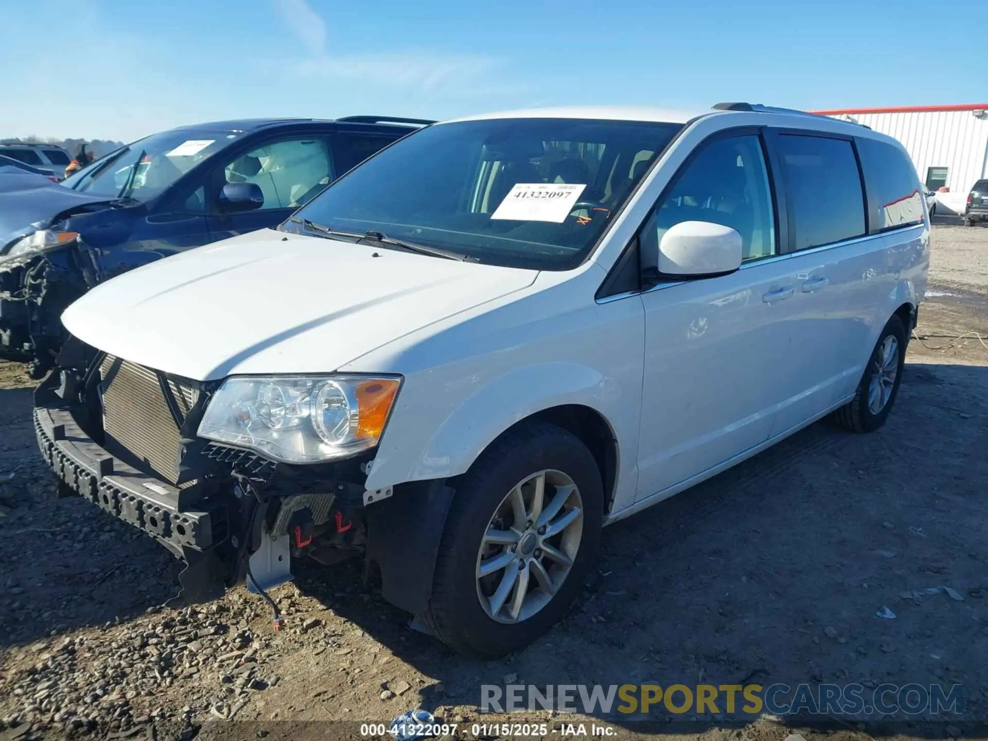 2 Photograph of a damaged car 2C4RDGCG8KR761462 DODGE GRAND CARAVAN 2019