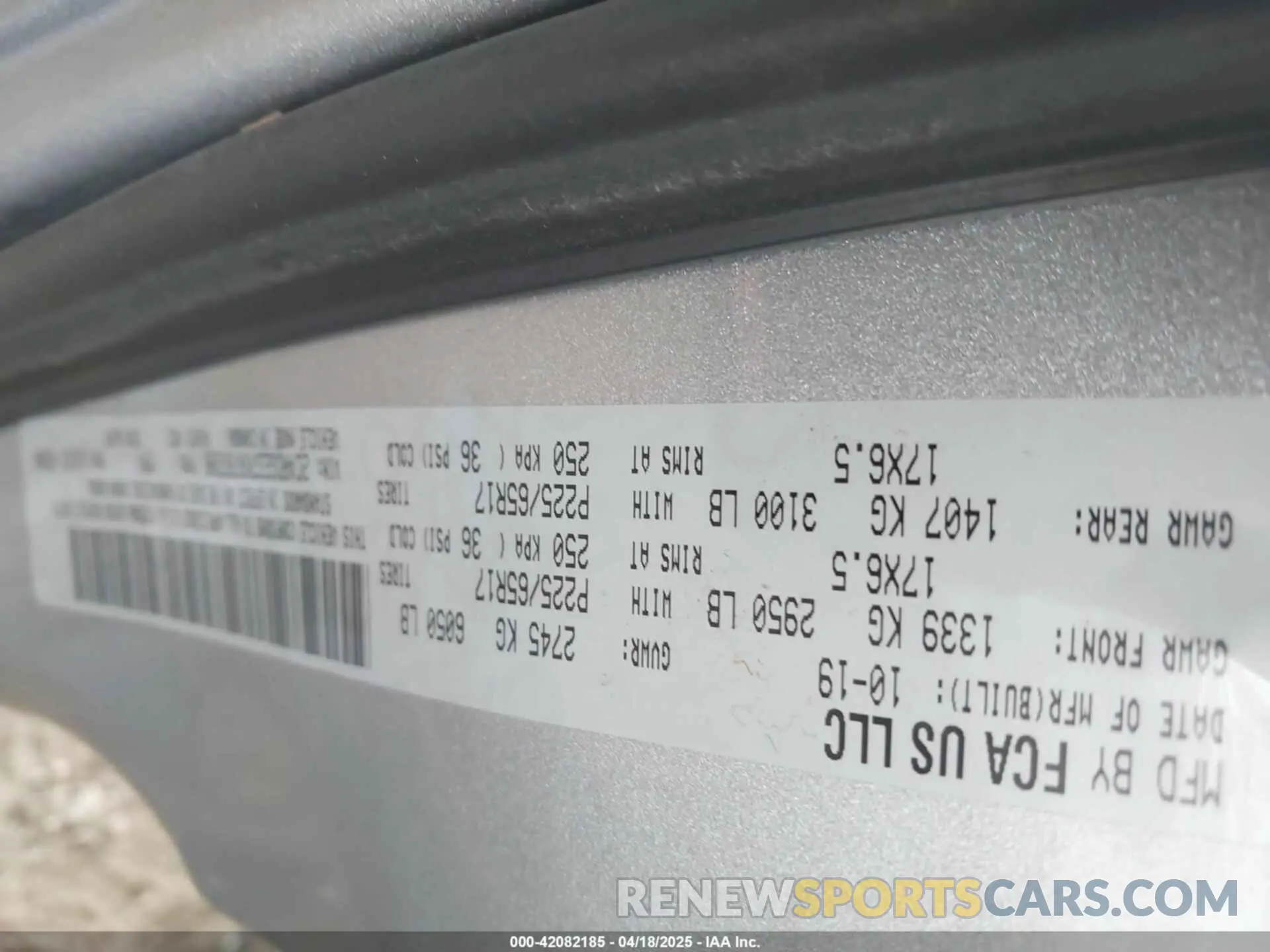 9 Photograph of a damaged car 2C4RDGEG7KR787208 DODGE GRAND CARAVAN 2019