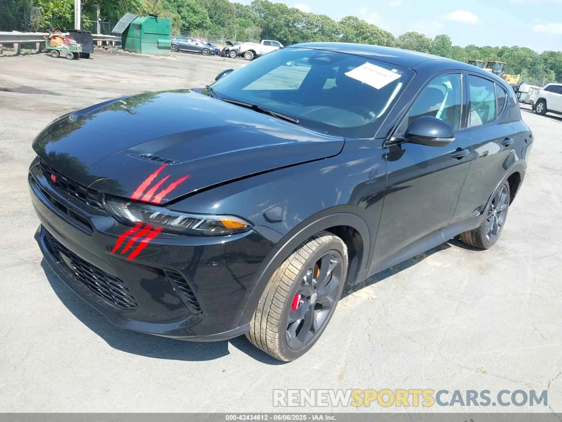 2 Photograph of a damaged car ZACNDFAN1R3A13510 DODGE HORNET 2024
