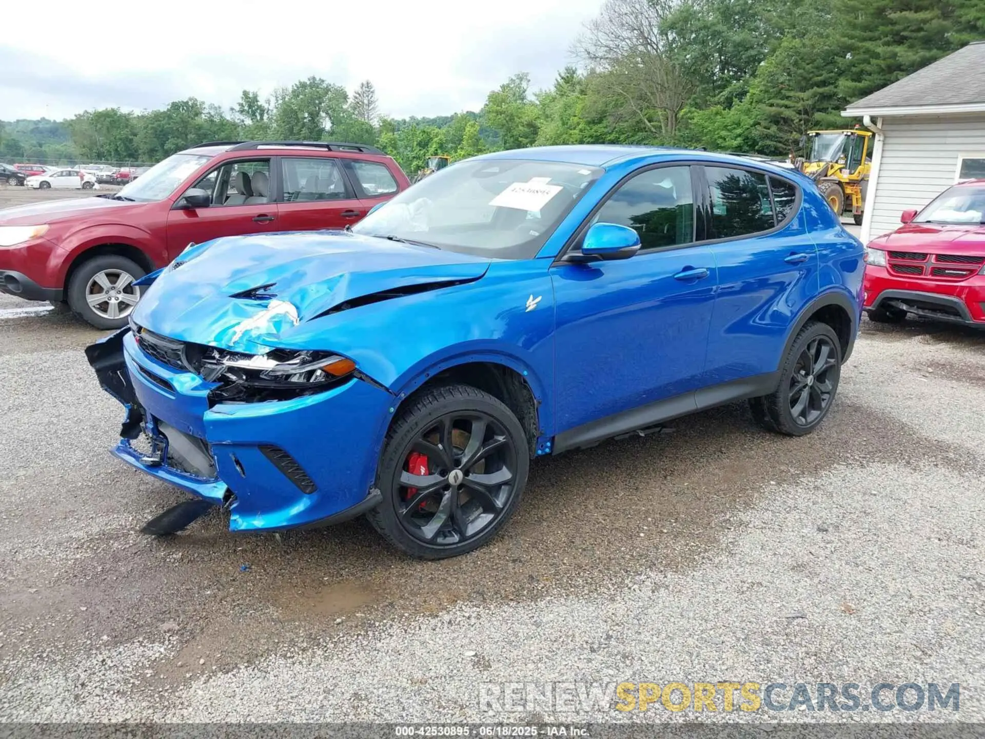 2 Photograph of a damaged car ZACNDFAN4R3A36361 DODGE HORNET 2024