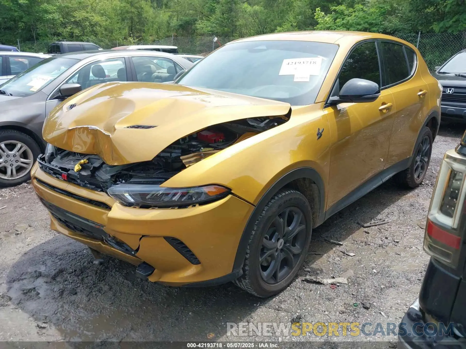 2 Photograph of a damaged car ZACNDFAN4R3A41186 DODGE HORNET 2024