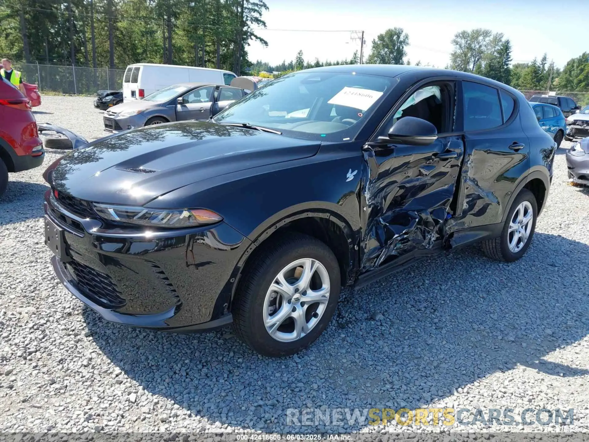 2 Photograph of a damaged car ZACNDFAN9R3A43189 DODGE HORNET 2024