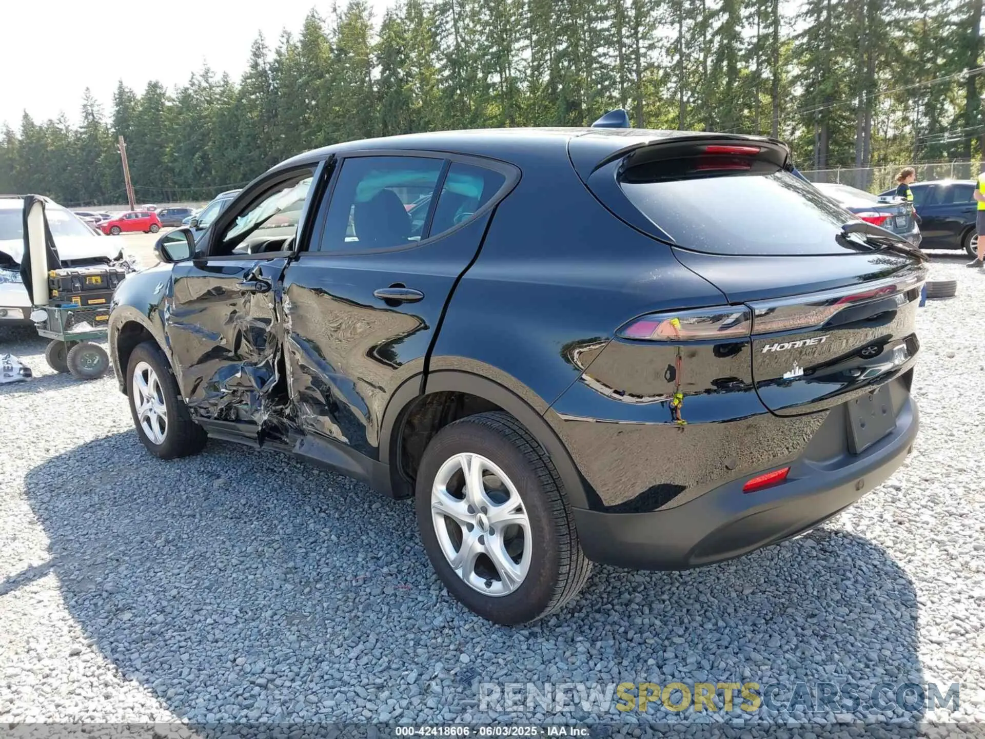 3 Photograph of a damaged car ZACNDFAN9R3A43189 DODGE HORNET 2024