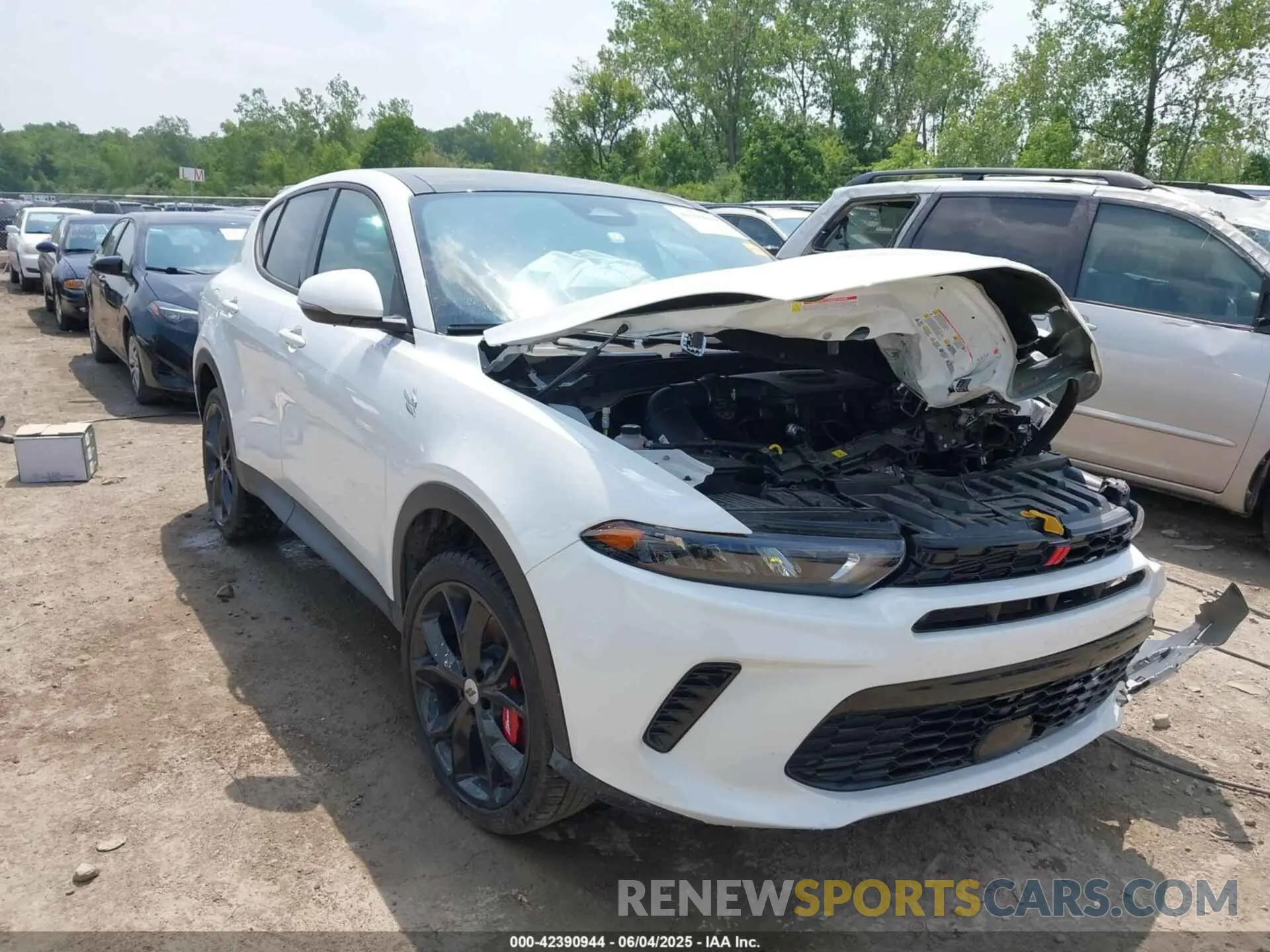 1 Photograph of a damaged car ZACNDFANXR3A36879 DODGE HORNET 2024