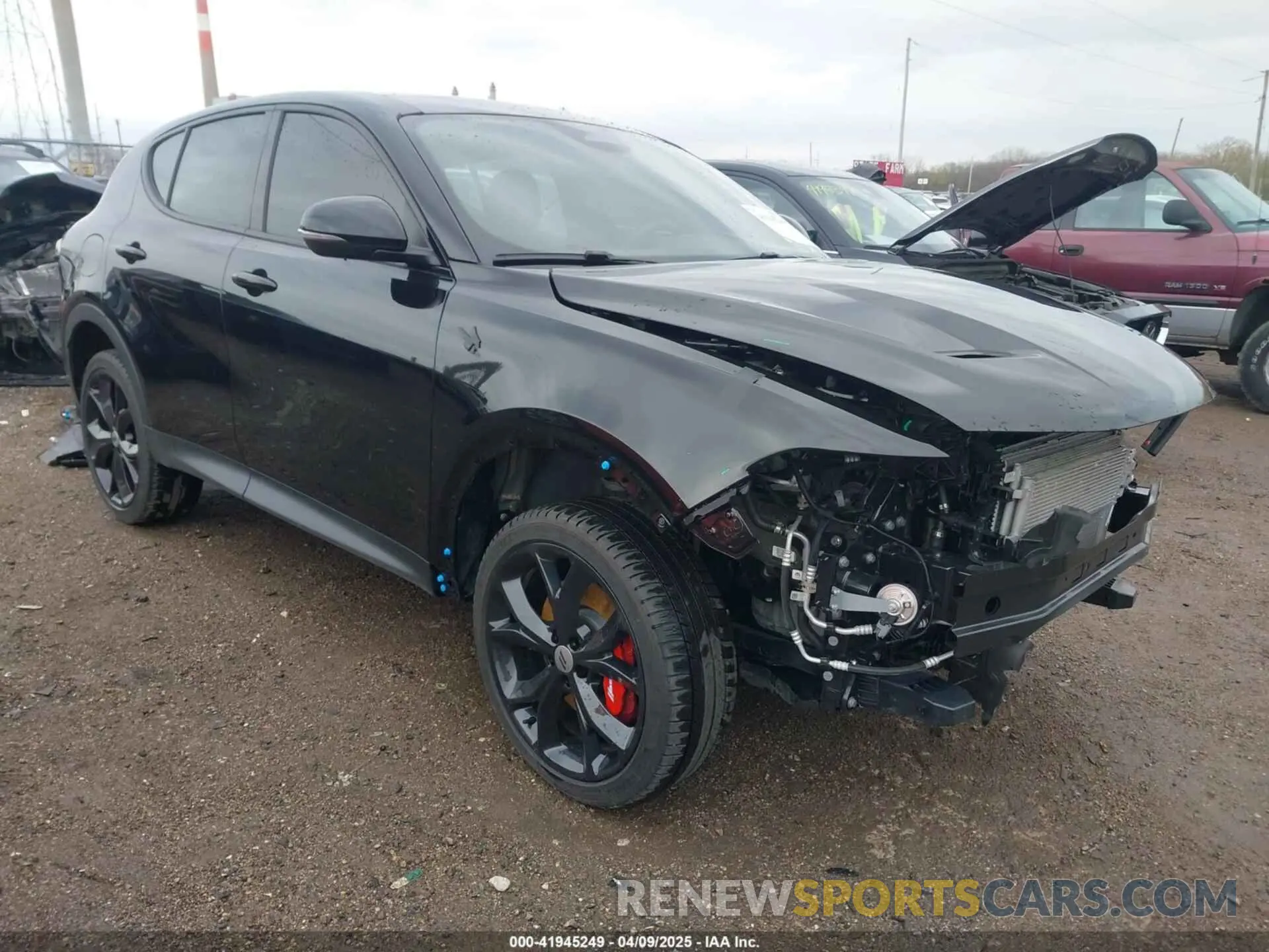 1 Photograph of a damaged car ZACNDFBN6R3A25456 DODGE HORNET 2024