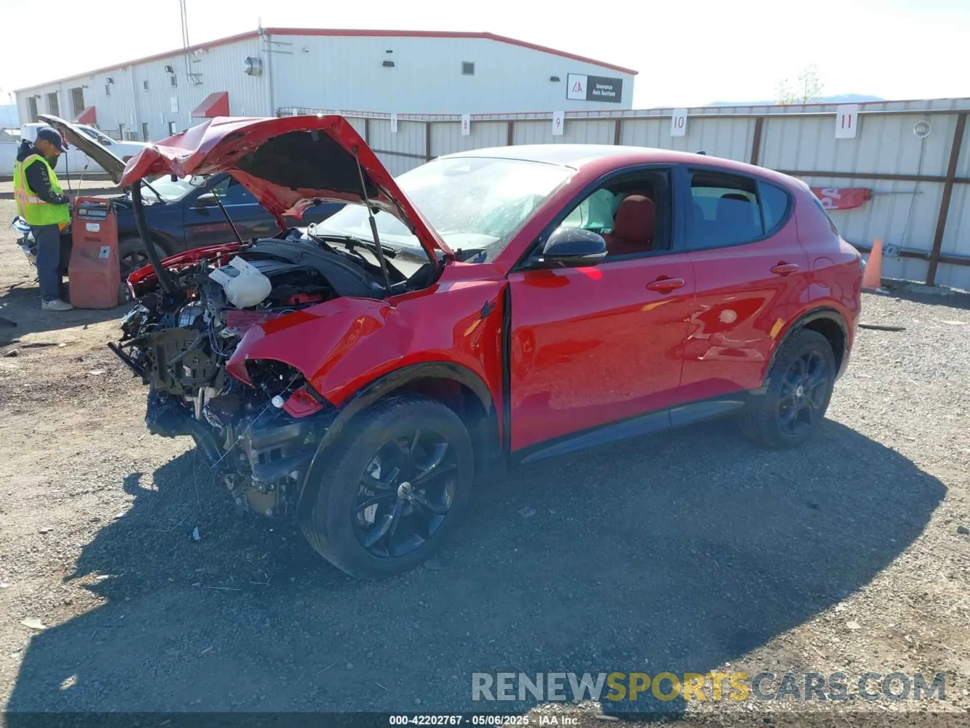 2 Photograph of a damaged car ZACPDFDW2R3A11021 DODGE HORNET 2024