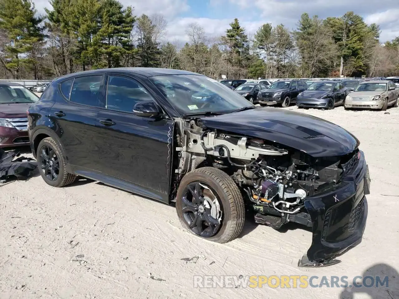 4 Photograph of a damaged car ZACPDFDW3R3A22383 DODGE HORNET R/T 2024