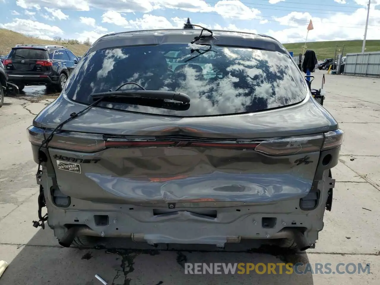 6 Photograph of a damaged car ZACPDFDW8R3A20578 DODGE HORNET R/T 2024