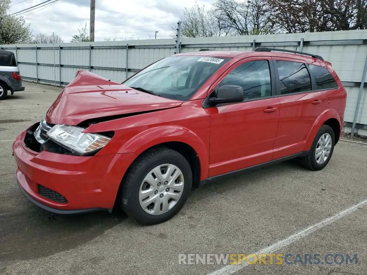 1 Photograph of a damaged car 3C4PDCAB1KT864842 DODGE JOURNEY 2019