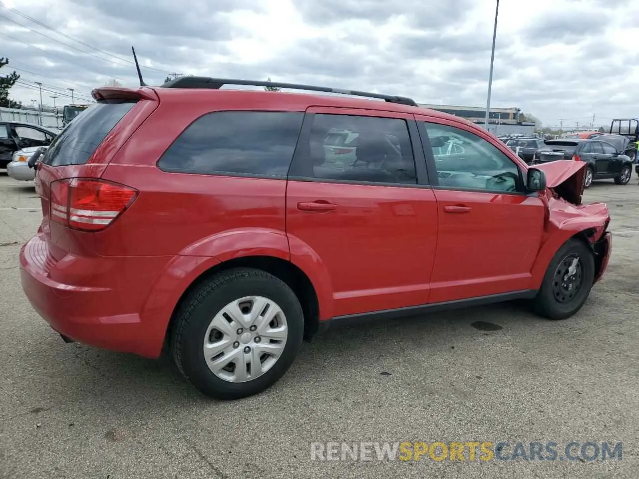 3 Photograph of a damaged car 3C4PDCAB1KT864842 DODGE JOURNEY 2019